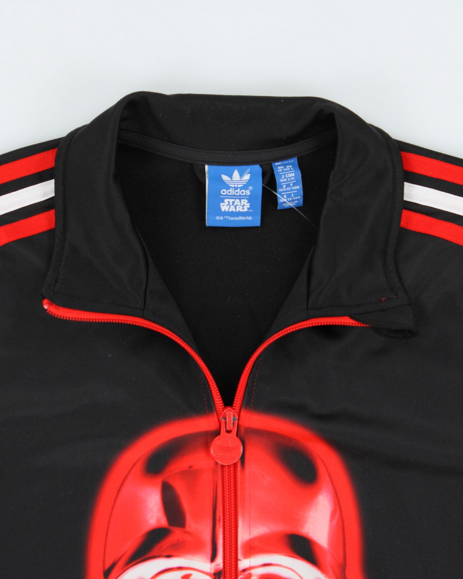 Vintage Adidas Originals x Star Wars Darth Vader Firebird Track Jacket - Youth L