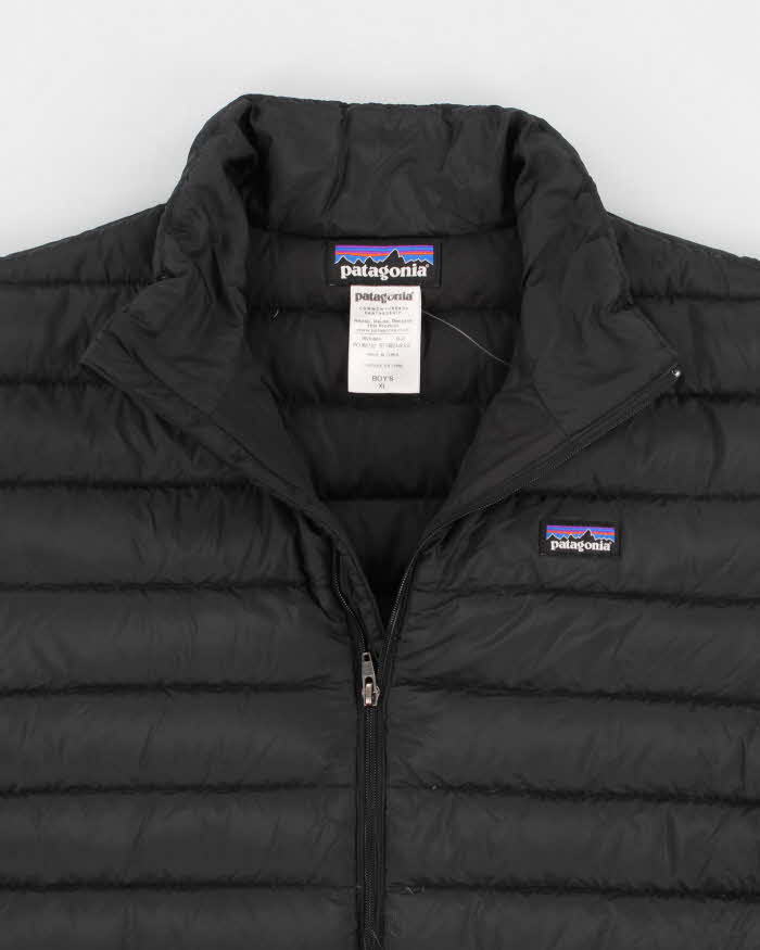 Youths Patagonia Black Puffy Ski Jacket