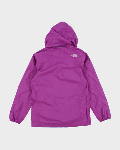 The North Face Purple Waterproof Hooded Jacket - Youth L
