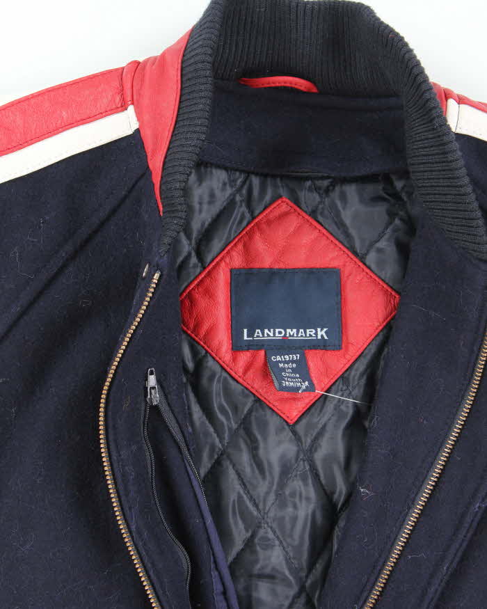 Vintage Landmark Wool Varsity Heavyweight Jacket - Youth L