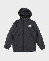 Youth's The North Face Black Hooded Windbreaker - Boy's Medium