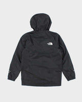 Youth's The North Face Black Hooded Windbreaker - Boy's Medium
