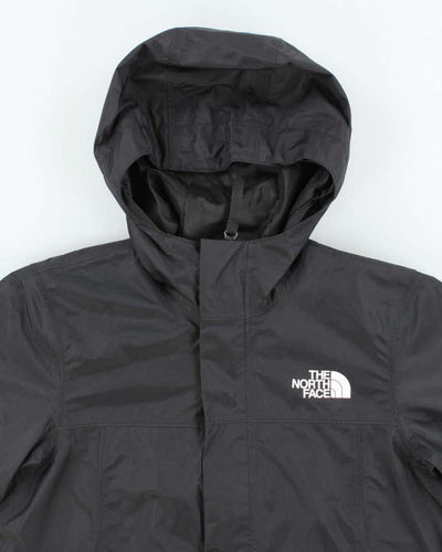Youth's The North Face Black Hooded Windbreaker - Boy's Medium