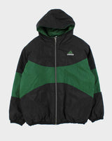 Vintage 1990s Adidas Two Tone Quilted Hooded Jacket - Youth L