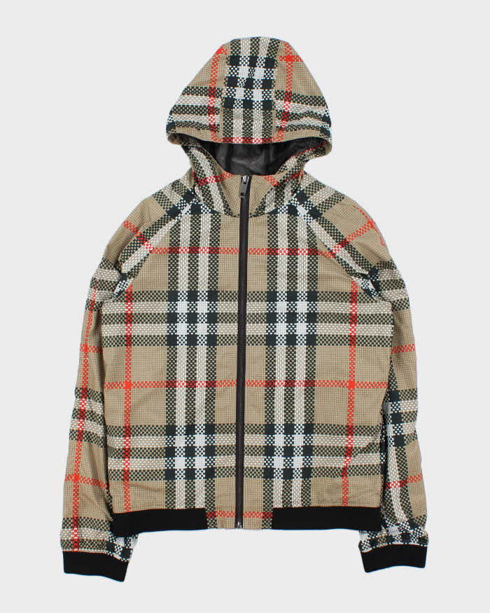 Burberry Nova check Lightweight Hooded Zip Up Jacket - Youth 14