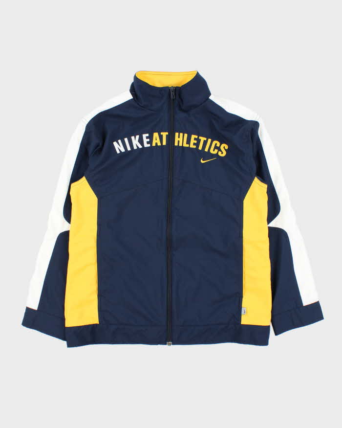 Vintage Y2K 00s Nike Athletic Embroidered Windbreaker Jacket - Youth L