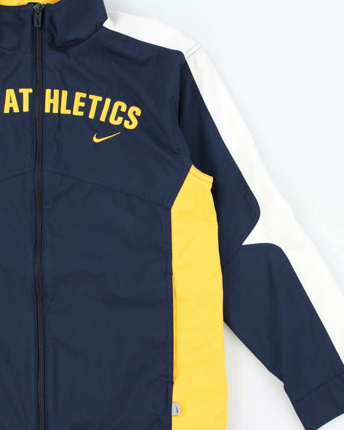 Vintage Y2K 00s Nike Athletic Embroidered Windbreaker Jacket - Youth L