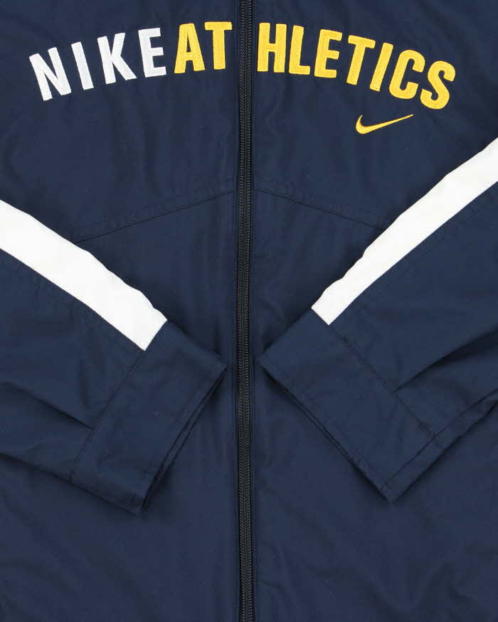 Vintage Y2K 00s Nike Athletic Embroidered Windbreaker Jacket - Youth L