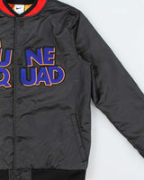 Vintage Space Jam x Nike Lebron Tune Squad Satin Varsity Bomber Jacket - Youth XL