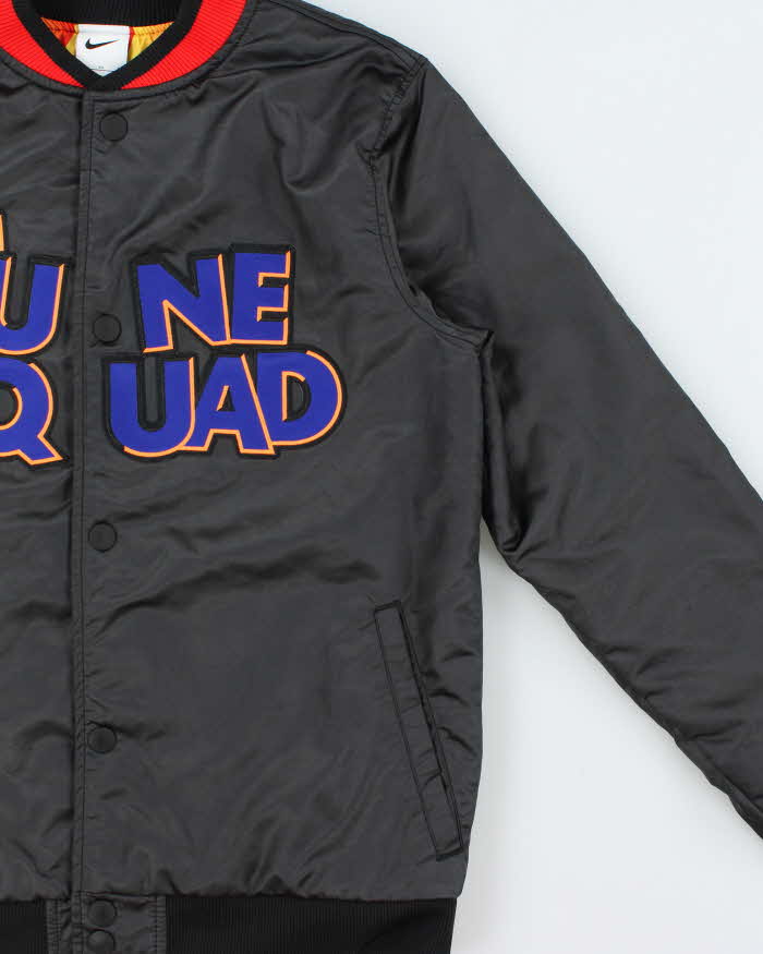 Vintage Space Jam x Nike Lebron Tune Squad Satin Varsity Bomber Jacket - Youth XL