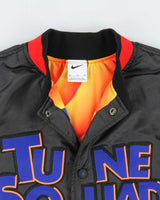 Vintage Space Jam x Nike Lebron Tune Squad Satin Varsity Bomber Jacket - Youth XL
