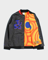 Vintage Space Jam x Nike Lebron Tune Squad Satin Varsity Bomber Jacket - Youth XL