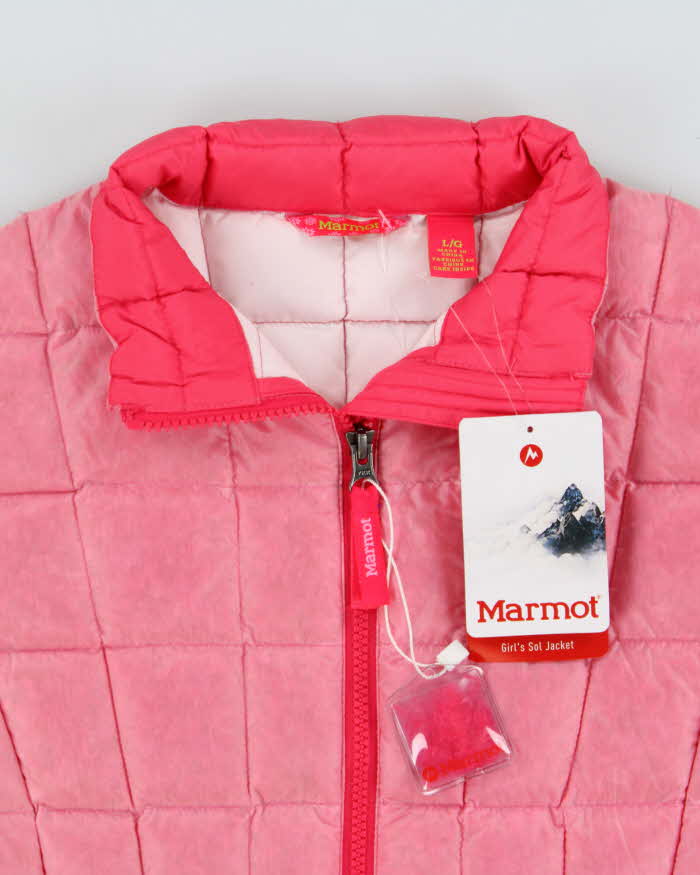 DSWT Vintage Marmot Pink Rock Sol Puffer Jacket - Youth L
