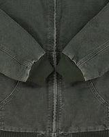 Vintage Y2K 2006 Carhartt J130 Moss Green Sandstone Quilt Lined Duck Canvas Workwear Jacket - Youth XL