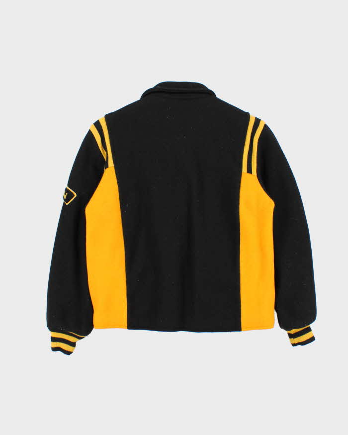 Vintage 1970s Marv Holland Wool Made In Canada Collared Varsity Jacket - Youth L