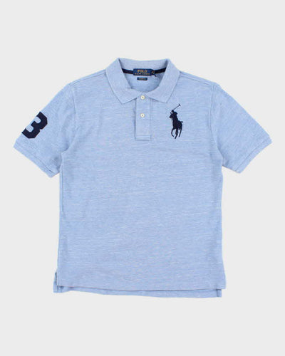 Youth Light Blue Ralph Lauren Polo Shirt - L