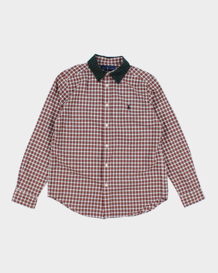 Ralph Lauren Checked Long Sleeve Shirt - Youth 14-16 Years