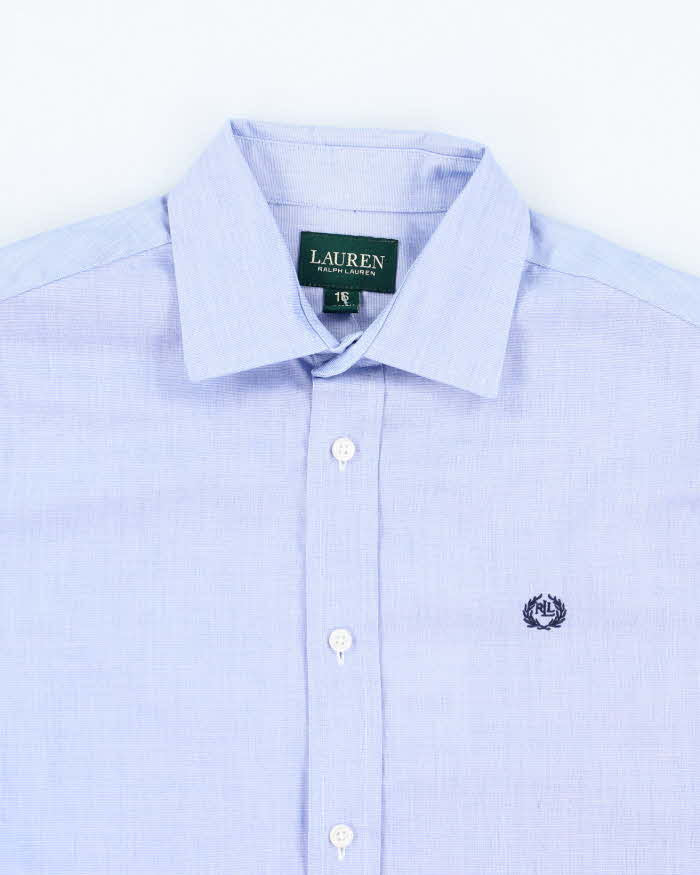 Ralph Lauren Blue Long Sleeve Shirt - Youth L