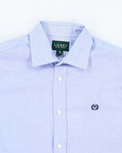 Ralph Lauren Blue Long Sleeve Shirt - Youth L