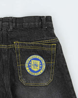 Vintage Y2K 00s Ecko UNLTD Loose Fit Contrast Stitch Raw Denim Shorts - Youth W28