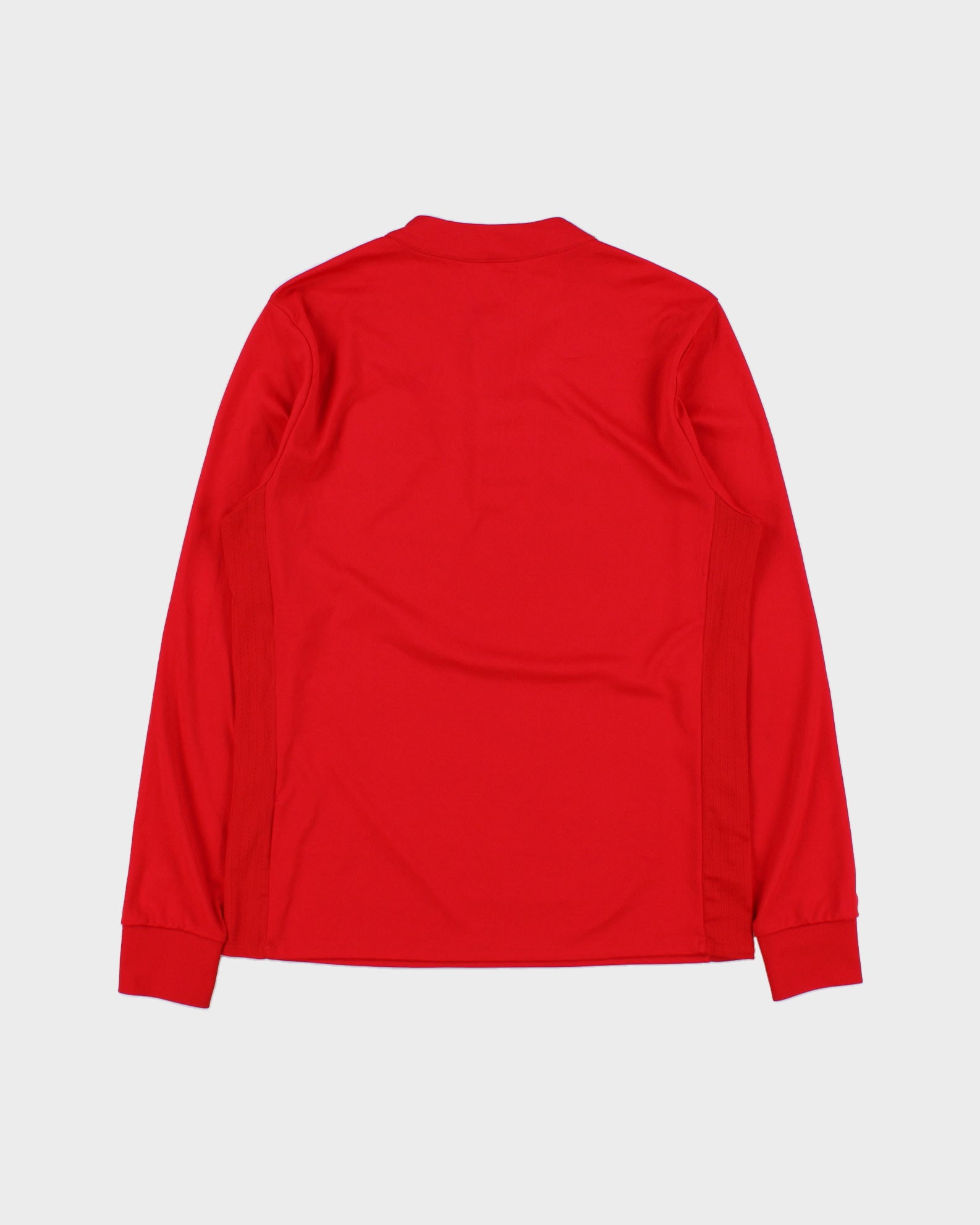 2017-18 Adidas Manchester United FC Climacool Long Sleeve Home Shirt - Youth L