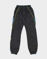 Youth's Adidas Black and Black Tracksuit Bottoms