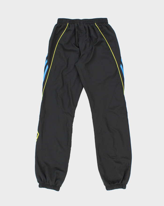 Youth's Adidas Black and Black Tracksuit Bottoms