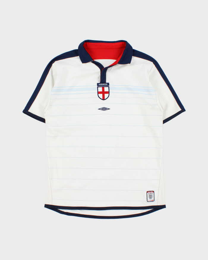 Vintage 2003-05 Umbro Reversible England Home Shirt - Youth XL