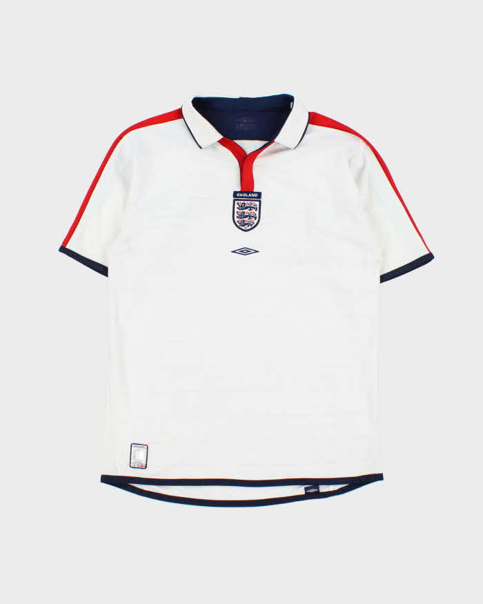 Vintage 2003-05 Umbro Reversible England Home Shirt - Youth XL