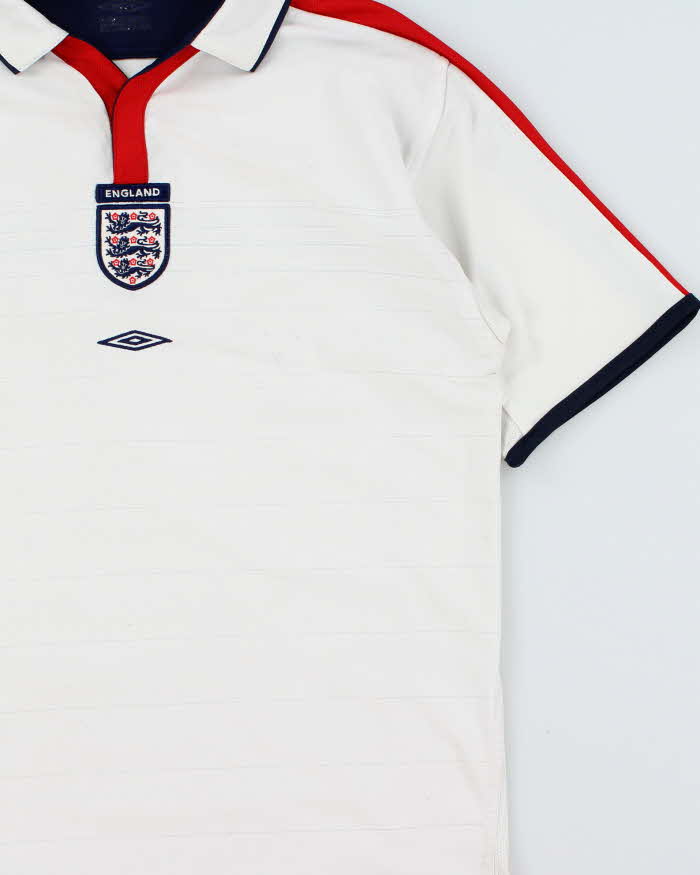 Vintage 2003-05 Umbro Reversible England Home Shirt - Youth XL
