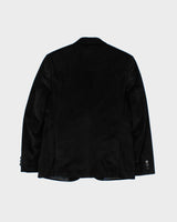 Vintage 00s Ralph Lauren x Hudson Bay Velvet Single Breasted Blazer Jacket - YOUTH L
