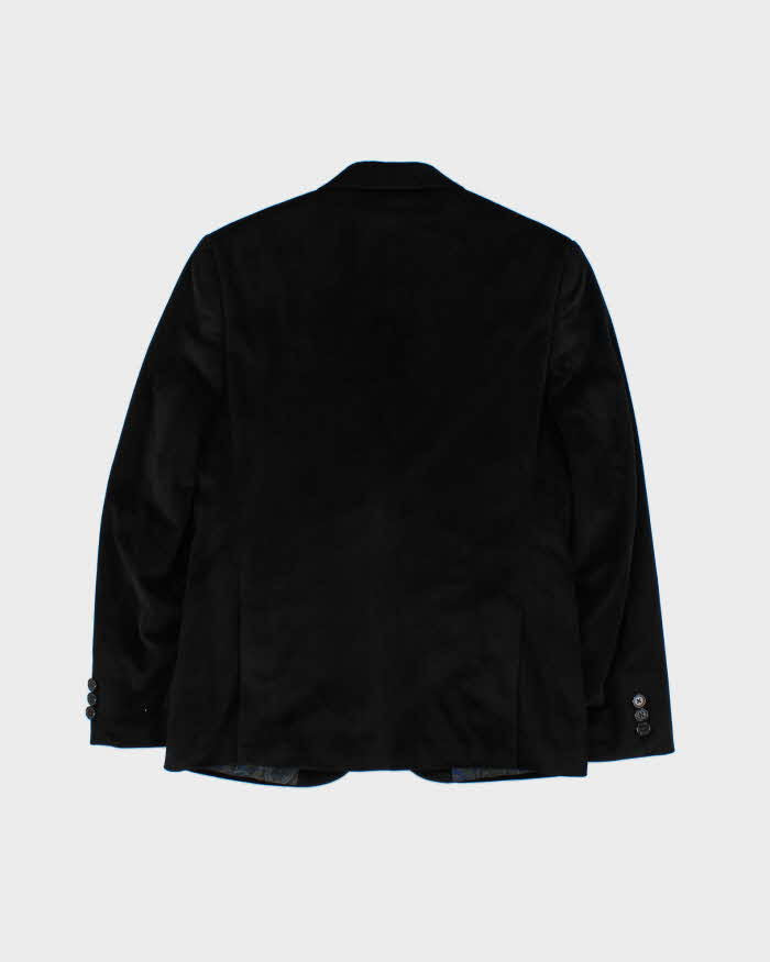 Vintage 00s Ralph Lauren x Hudson Bay Velvet Single Breasted Blazer Jacket - YOUTH L