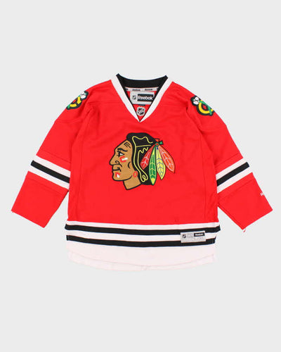 Red NHL x Chicago Blackhawks Sports Jersey - Youth L