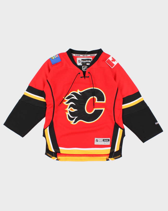 Youth Red NHL x Calgary Flames Sports Jersey - S/M