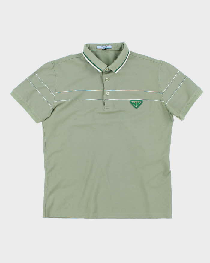 Youth Mint Green Prada Polo T-Shirt