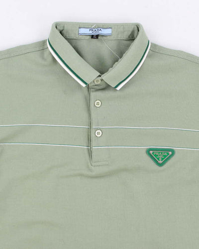 Youth Mint Green Prada Polo T-Shirt