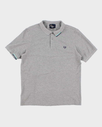 Youth Grey Fred Perry Polo Shirt