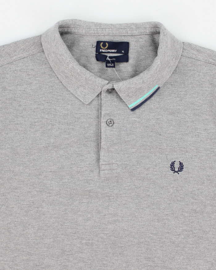 Men's Grey Fred Perry Polo Shirt