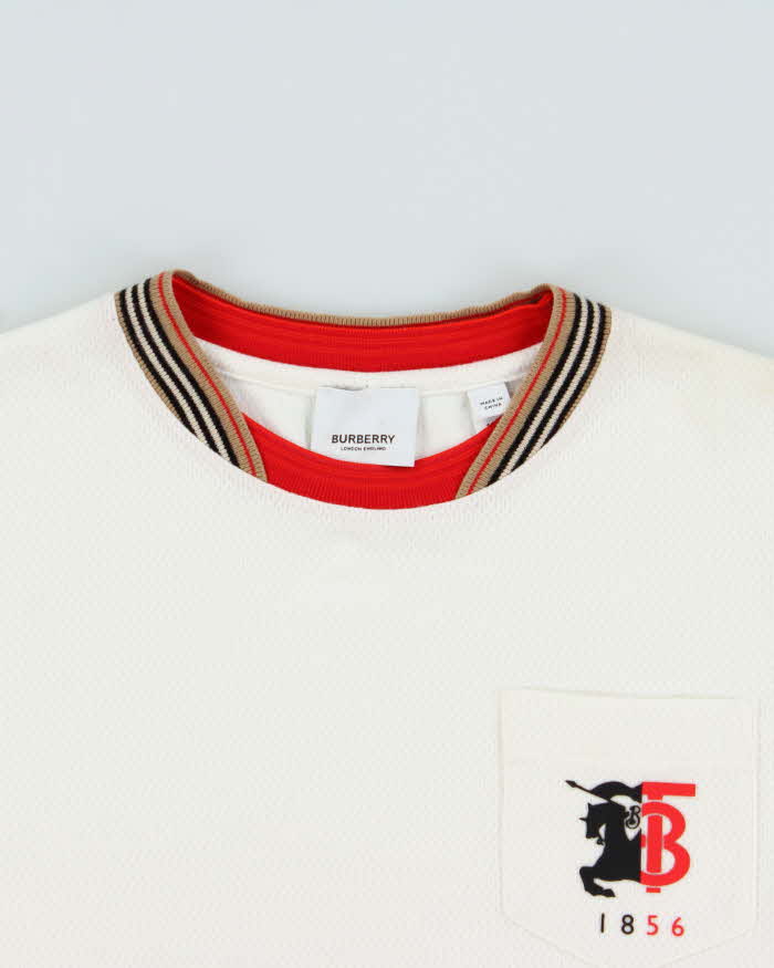 Burberry 1856 Nova Check Collar Pocket Tee - Youth 12