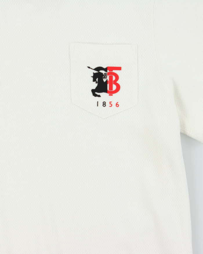 Burberry 1856 Nova Check Collar Pocket Tee - Youth 12