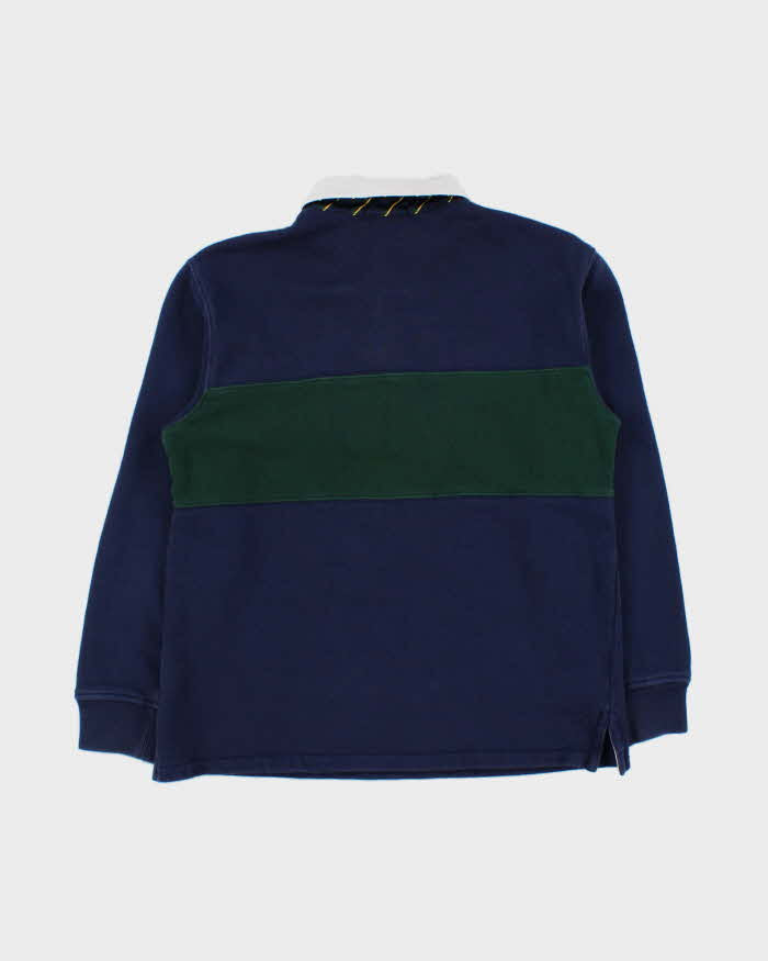 Vintage Polo Ralph Lauren Navy Rugby Shirt - Youth L