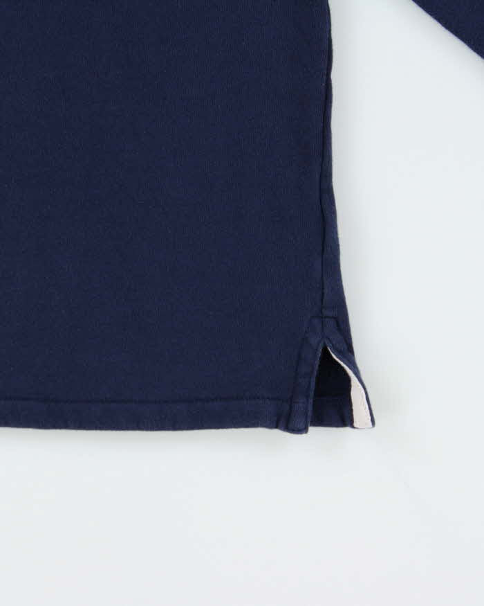 Vintage Polo Ralph Lauren Navy Rugby Shirt - Youth L