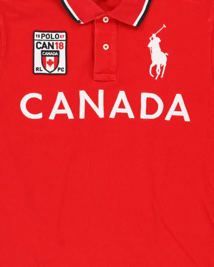 Vintage Polo Ralph Lauren Canada Large Pony Polo Shirt - Youth L