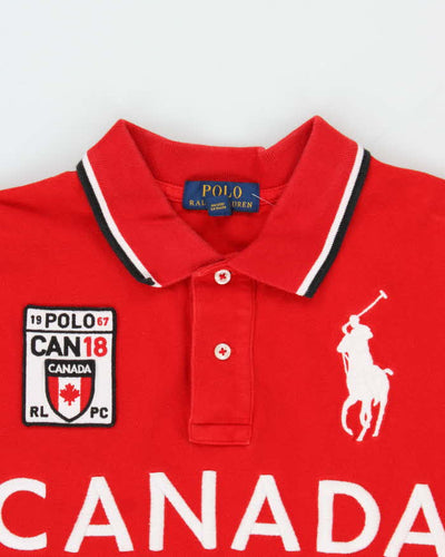 Vintage Polo Ralph Lauren Canada Large Pony Polo Shirt - Youth L
