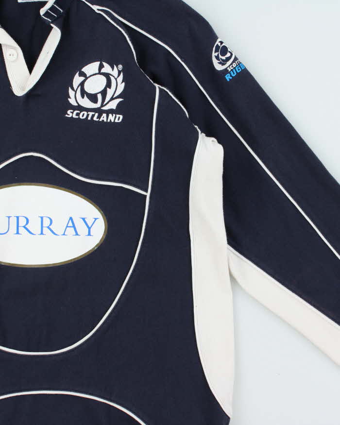 Vintage 2007 Canterbury Scotland International RFC Long Sleeve Rugby Shirt - 12 Years