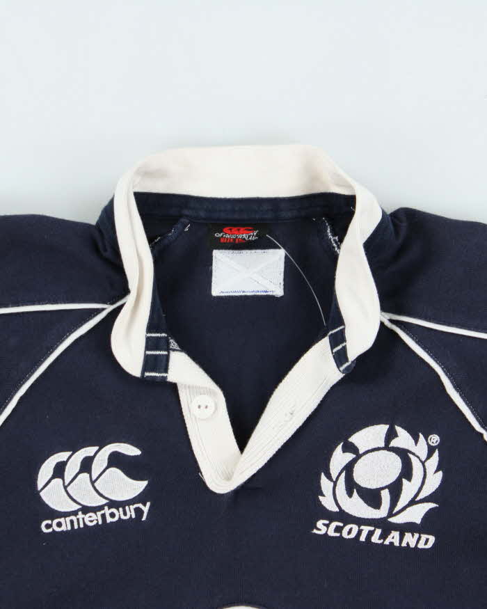 Vintage 2007 Canterbury Scotland International RFC Long Sleeve Rugby Shirt - 12 Years