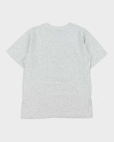 Vintage 1995 Ron Jon Surf Shop Marl Grey Anvil Made In USA Single Stitch Crewneck T-Shirt - Youth XL