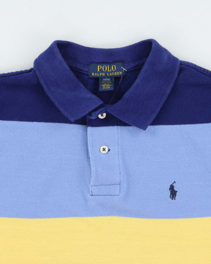 Vintage Polo Ralph Lauren Striped Short Sleeve Polo Shirt - Youth L