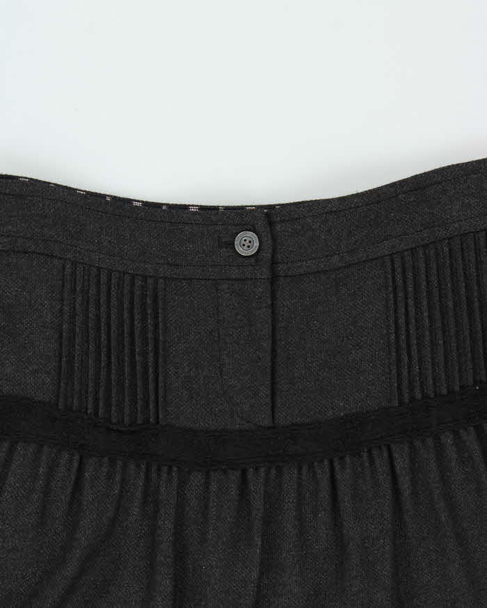 Vintage Chaie &amp; Yun Silk Angora &amp; Wool Blend Skirt - S