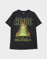 Vintage 2000-01 AC/DC Hell's Bell's World Tour Artimonde Made In USA Crewneck T-Shirt - M